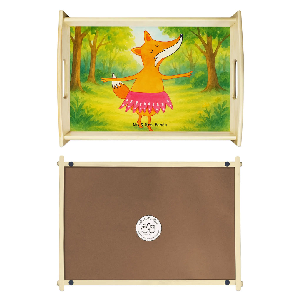 Serviertablett Fuchs Ballerina Design Serviertablett, Tablett, Holztablett, Küchentablett, Dekotablett, Frühstückstablett, Fuchs, Fuchs Spruch, Füchse, Füchsin, Ballerina, Ballett, Tänzerin, Tanzen, Party, Einladung, Geburtstag