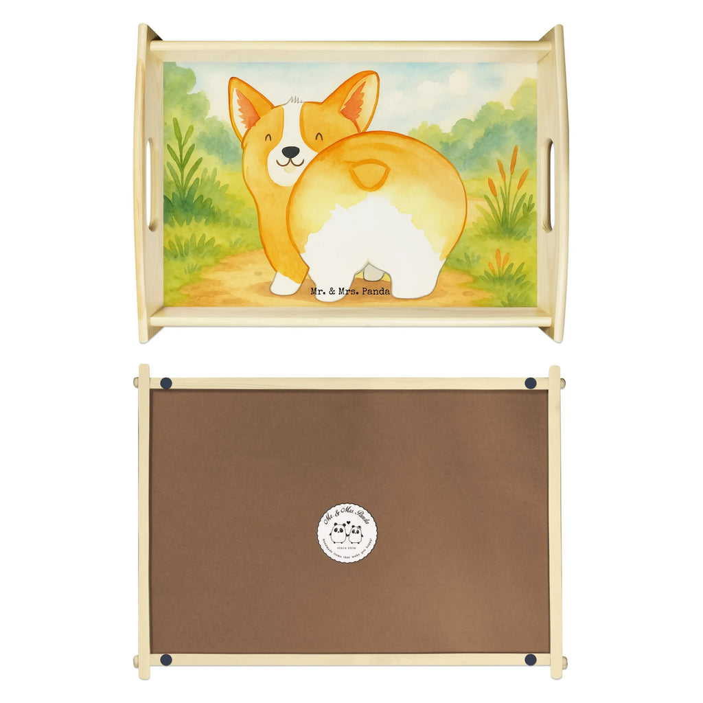 Serviertablett Corgi Po Design Serviertablett, Tablett, Holztablett, Küchentablett, Dekotablett, Frühstückstablett, Hund, Hundemotiv, Haustier, Hunderasse, Tierliebhaber, Hundebesitzer, Sprüche, Corgie, Hundeliebe, Motivation, Selbstliebe, Spruch