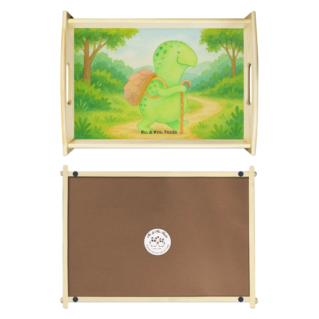 Serviertablett Schildkröte Wanderer Design Serviertablett, Tablett, Holztablett, Küchentablett, Dekotablett, Frühstückstablett, Schildkröte, Schildkröten, Motivation, Motivationsspruch, Motivationssprüche, Neuanfang