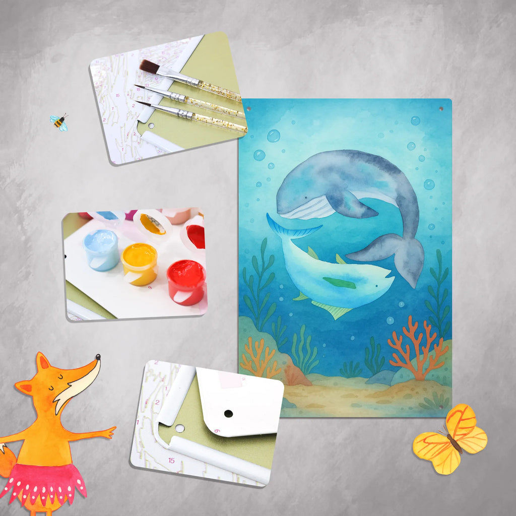 Paint by Numbers Metal Sign whale tuna Design small animals, cute, funny, cute animal motives, hand drawn, small world, funny sayings, good mood, happy, gifts, gift ideas, special gifts, animal lover, card, saying of the day, joke, saying funny, flat joke gift, whale, word joke funny, flat joke, choice, tuna