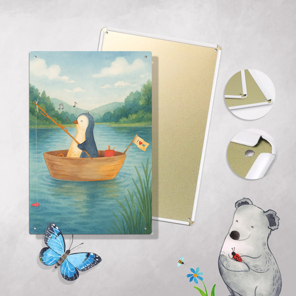 Malen nach Zahlen Metallschild Pinguin Angelboot Design Malen nach Zahlen, Bastelidee, Kunstwerk, Ausmalbild, DIY, Malen, Baseln, Kreativität, Künstler, Pinguin, Leben, Angeln, Scheidung, Motivation, Pinguine, genießen, Geschenkidee Liebeskummer, Neuanfang, Trennung, Neustart, Boot, Angelboot, Lebenslust