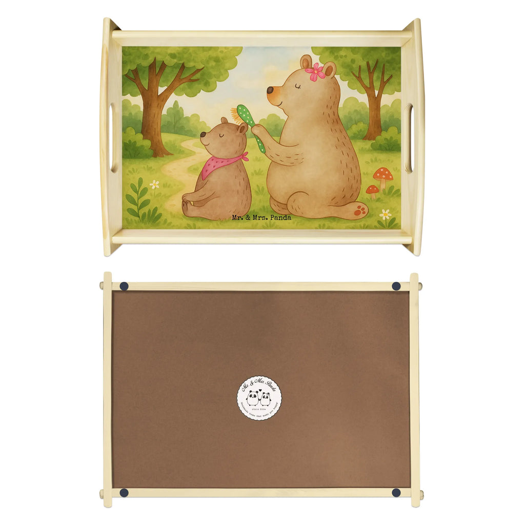 Serviertablett Bär Kind Design Serviertablett, Tablett, Holztablett, Küchentablett, Dekotablett, Frühstückstablett, Familie, Vatertag, Muttertag, Bruder, Schwester, Mama, Papa, Oma, Opa, Geschenk, Mutti, Mutter