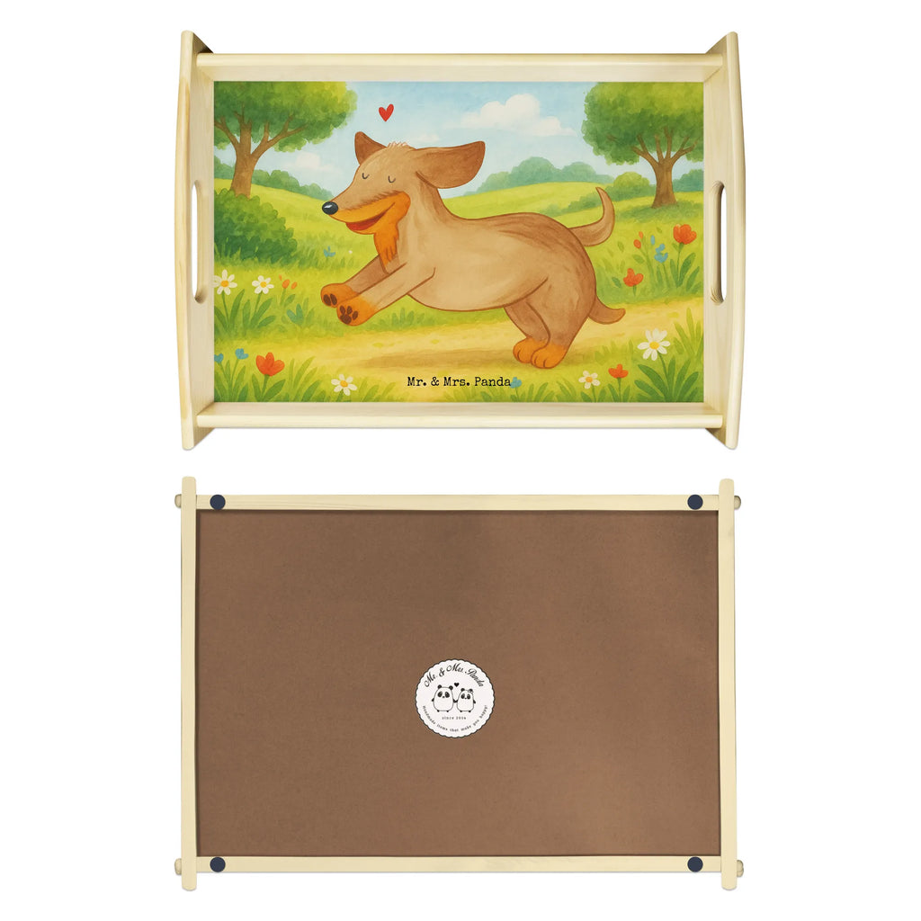 Serviertablett Hund Dackel Design Serviertablett, Tablett, Holztablett, Küchentablett, Dekotablett, Frühstückstablett, Hund, Hundemotiv, Haustier, Hunderasse, Tierliebhaber, Hundebesitzer, Sprüche, Hunde, Dackel, Dachshund, happy dog