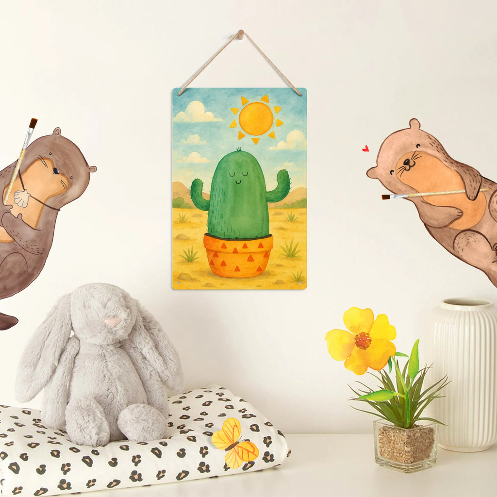 Paint by Numbers Metal Sign cactus Sun Design cactus, cactuses, plants, cactus plant, small green cactus, lovesickness, sunshine, lovesickness gift, adultery, happiness, gift idea, girlfriend, love cactus love, motivation, divorce, happy, new start, sun, separation