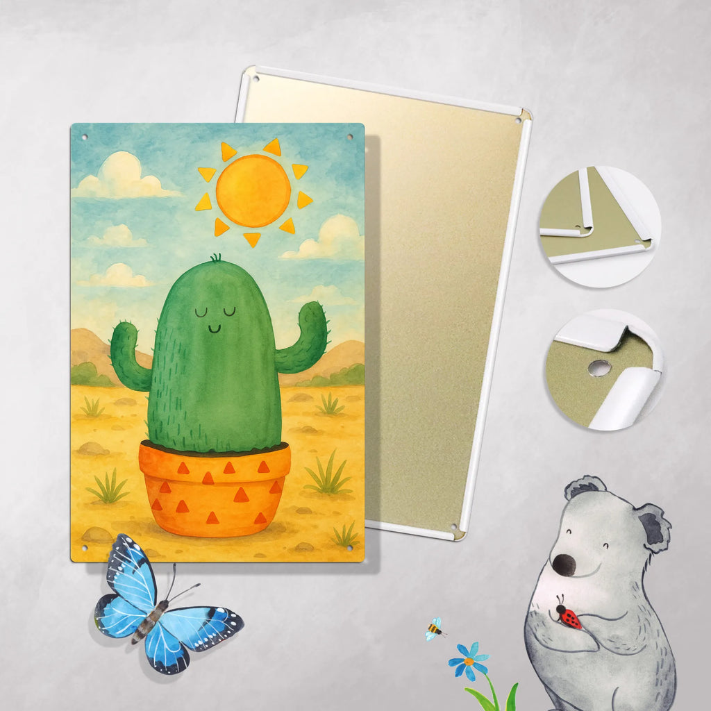 Paint by Numbers Metal Sign cactus Sun Design cactus, cactuses, plants, cactus plant, small green cactus, lovesickness, sunshine, lovesickness gift, adultery, happiness, gift idea, girlfriend, love cactus love, motivation, divorce, happy, new start, sun, separation