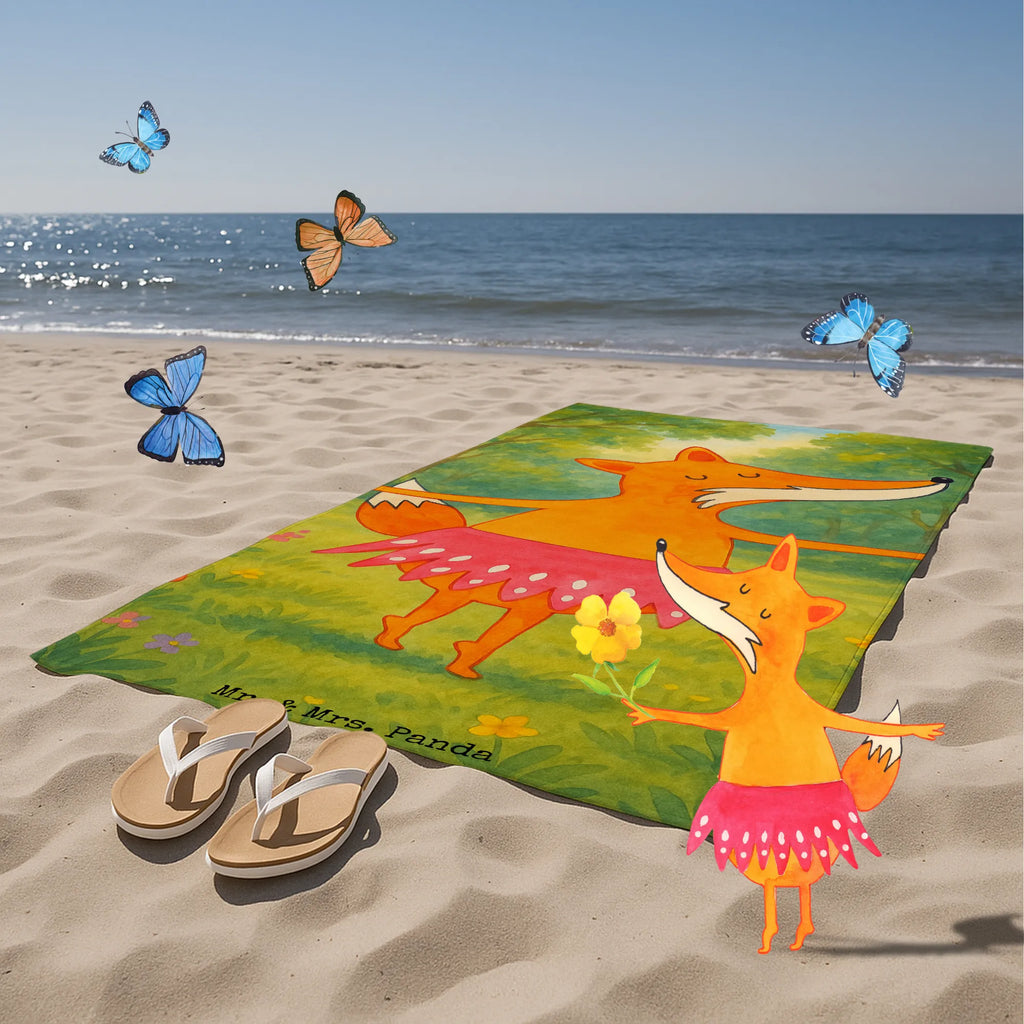 Badehandtuch Fuchs Ballerina Design Duschtuch, Badetuch, Strandtuch, Saunatuch, Kinder Handtuch, Fuchs, Fuchs Spruch, Füchse, Füchsin, Ballerina, Ballett, Tänzerin, Tanzen, Party, Einladung, Geburtstag