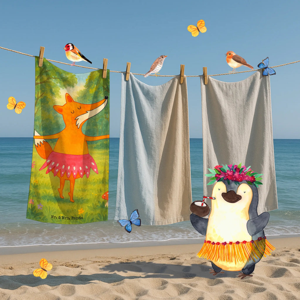 Badehandtuch Fuchs Ballerina Design Duschtuch, Badetuch, Strandtuch, Saunatuch, Kinder Handtuch, Fuchs, Fuchs Spruch, Füchse, Füchsin, Ballerina, Ballett, Tänzerin, Tanzen, Party, Einladung, Geburtstag