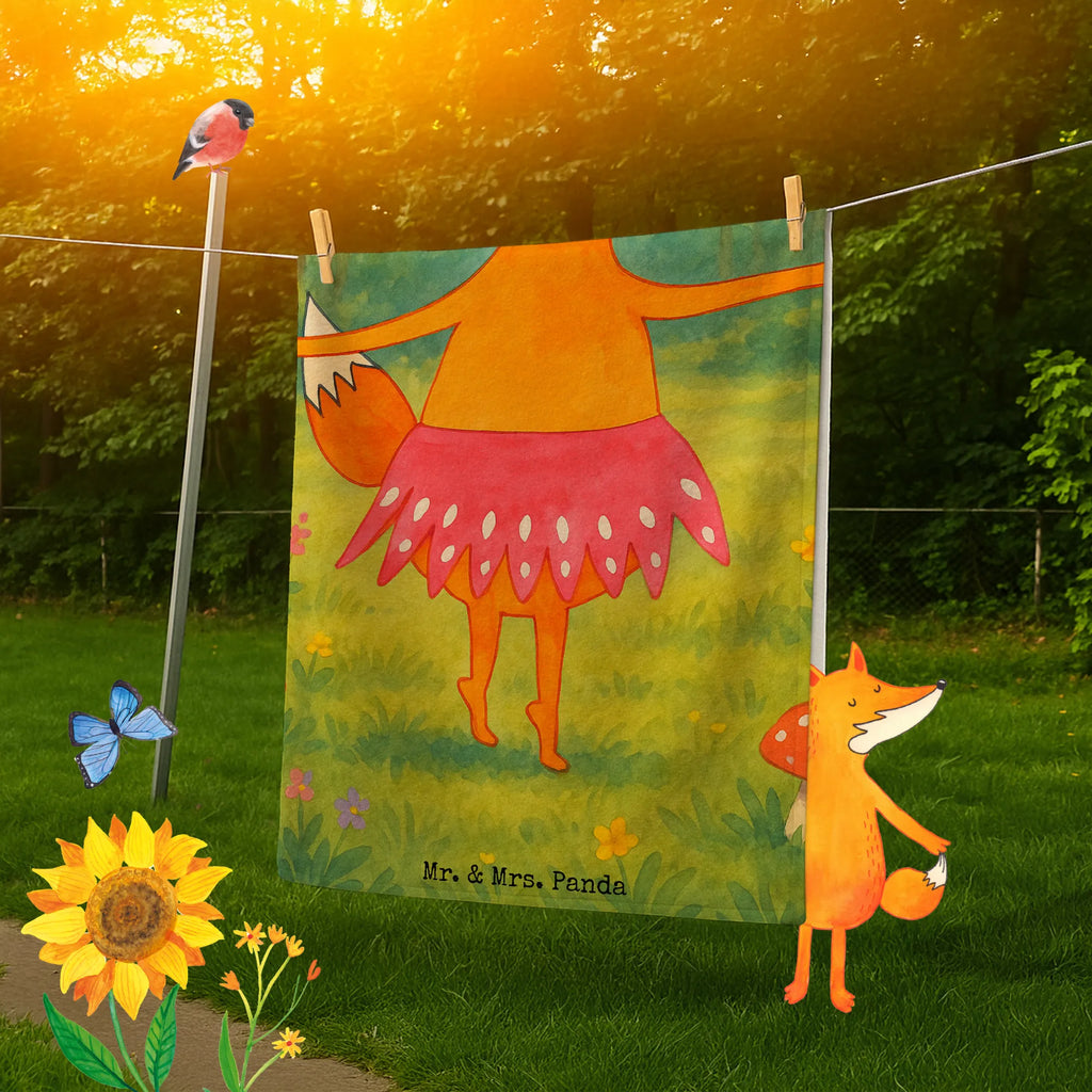 Badehandtuch Fuchs Ballerina Design Duschtuch, Badetuch, Strandtuch, Saunatuch, Kinder Handtuch, Fuchs, Fuchs Spruch, Füchse, Füchsin, Ballerina, Ballett, Tänzerin, Tanzen, Party, Einladung, Geburtstag