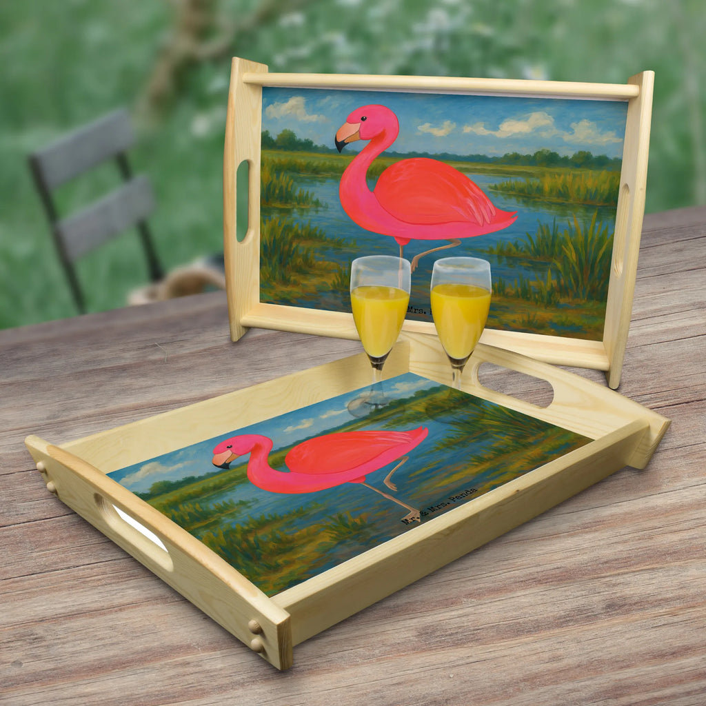 Serviertablett Flamingo Classic Design Serviertablett, Tablett, Holztablett, Küchentablett, Dekotablett, Frühstückstablett, Flamingo, Einzigartig, Selbstliebe, Stolz, ich, für mich, Spruch, Freundin, Freundinnen, Außenseiter, Sohn, Tochter, Geschwister