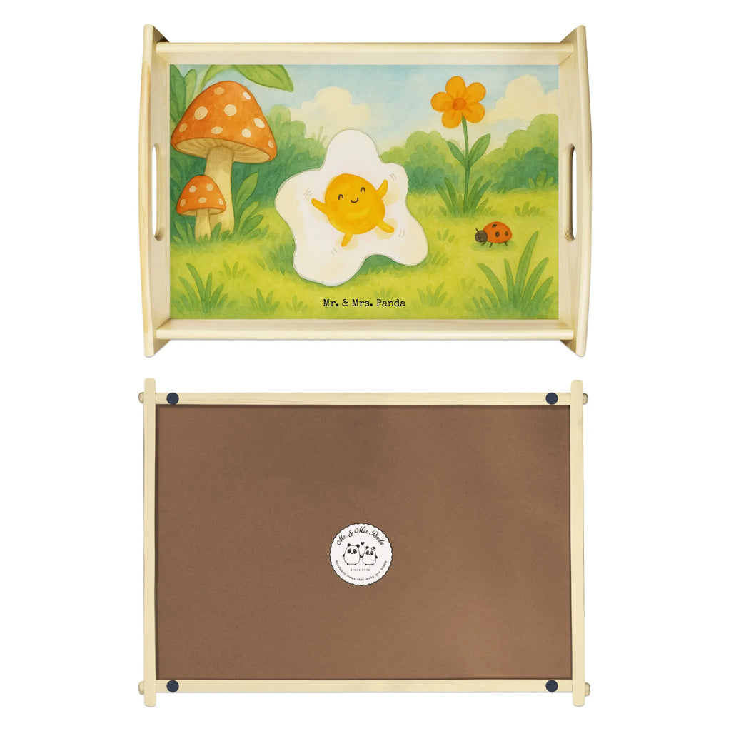 Serviertablett Spiegelei Ei Design Serviertablett, Tablett, Holztablett, Küchentablett, Dekotablett, Frühstückstablett, Tiermotive, Gute Laune, lustige Sprüche, Tiere, Ei, Spiegelei, Schön, Tag, Glücklich, Liebe