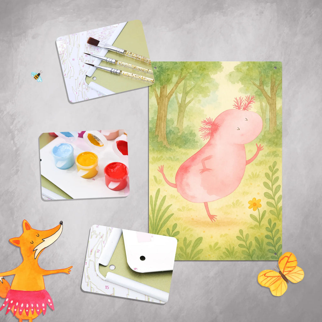 Malen nach Zahlen Metallschild Axolotl Tanzen Design Bastelidee, Kreativität, Malen, DIY, Baseln, Ausmalbild, Künstler, Malen nach Zahlen, Kunstwerk, Axolotl, Molch, Lurche, Schwanzlurch, Dachschaden, beste Freundin, Sterne, Freundin, verrückt, Lurch, Axolot