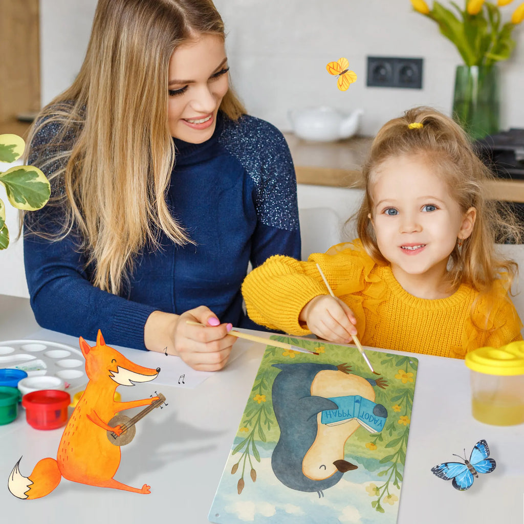 Paint by Numbers Metal Sign Penguin A book Design Penguin, North Pole, Winter, Penguins, leisure, doing nothing, bookworm, penguins, reading, vacation, holidays, lazing around, book