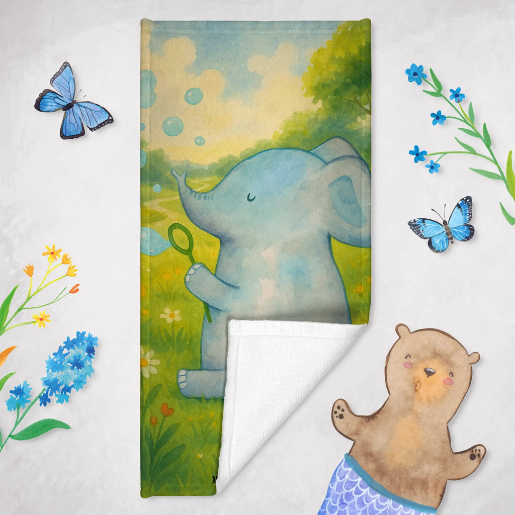 Hand towel elephant soap bubbles Design Duschtuch, Badetuch, Strandtuch, Saunatuch, Kinder Handtuch, Tiermotive, Gute Laune, lustige Sprüche, Tiere, Elefant, Elefanten, Dickhäuter, Rüsseltier, Seifenblasen, Liebe, Heimat, Gefühl. Daheim, Liebesbeweis, Liebesspruch
