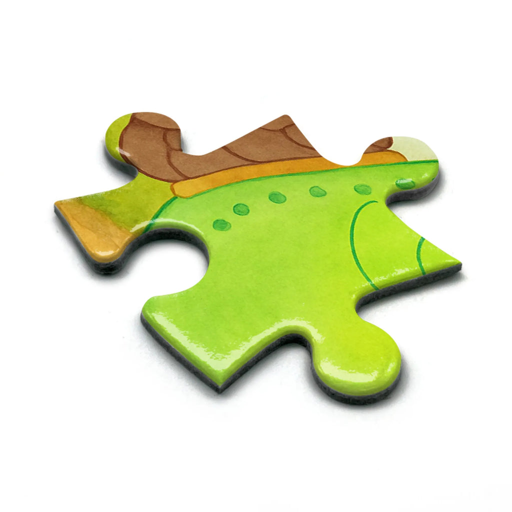 Puzzle Schildkröte Pfeifen Design Puzzle, Schildkröte, Schildi, Schildkröten, fröhlich, Glück, Motivation, Lebensfreude, Depression, Trennung, Neuanfang
