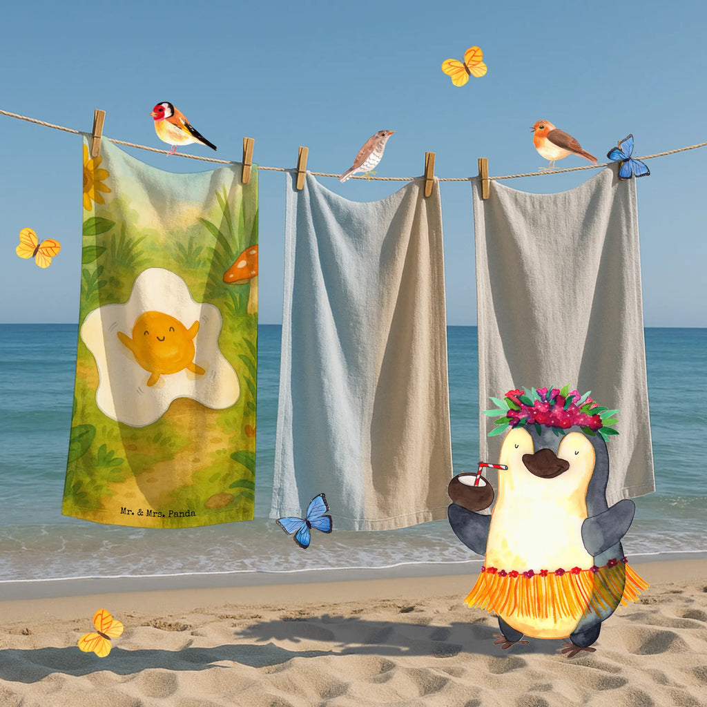 Badehandtuch Spiegelei Ei Design Duschtuch, Badetuch, Strandtuch, Saunatuch, Kinder Handtuch, Tiermotive, Gute Laune, lustige Sprüche, Tiere, Ei, Spiegelei, Schön, Tag, Glücklich, Liebe