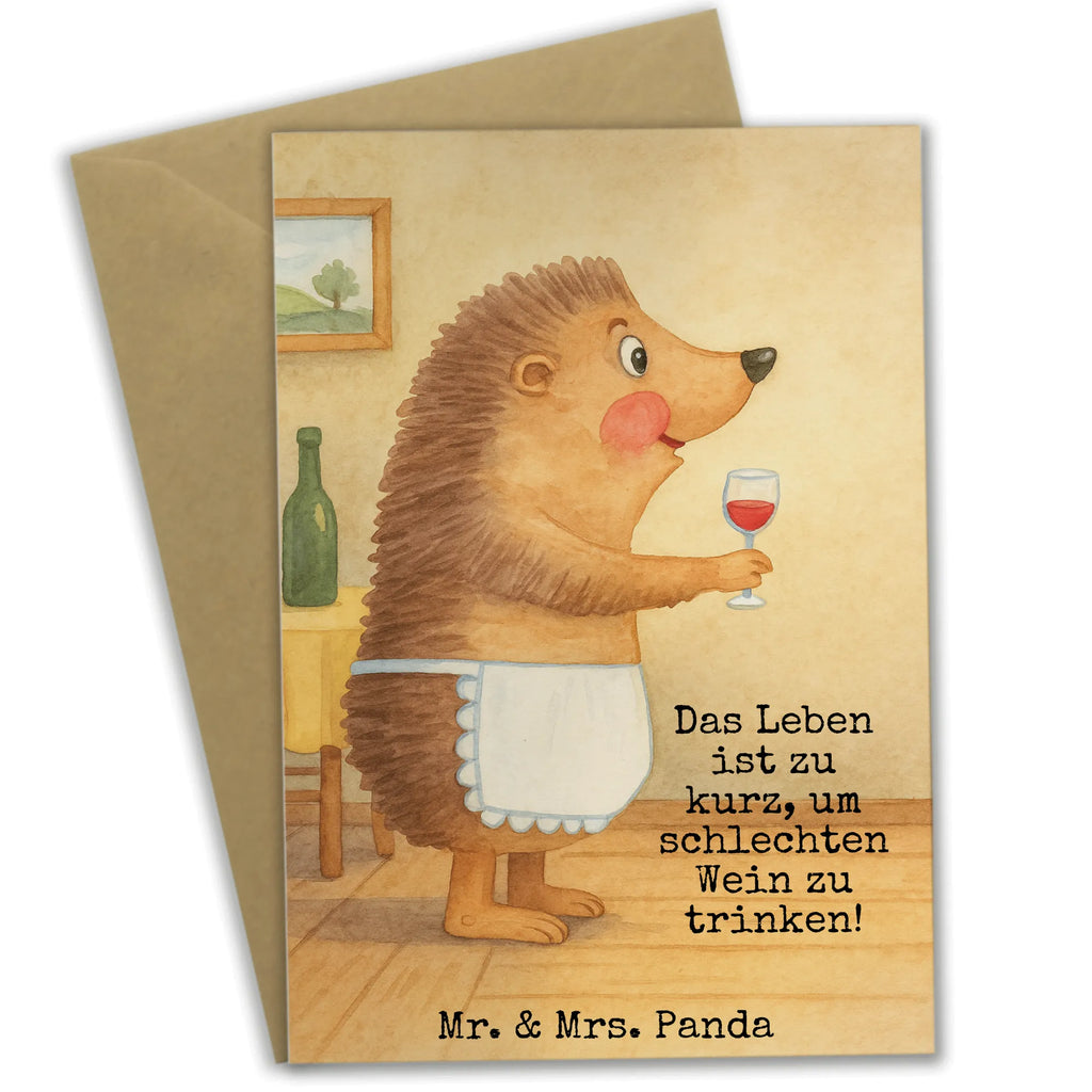 Grußkarte Igel Wein Design Grußkarte, Klappkarte, Einladungskarte, Glückwunschkarte, Hochzeitskarte, Geburtstagskarte, Karte, Ansichtskarten, Tiermotive, Gute Laune, lustige Sprüche, Tiere, Wein Spruch, Igel, Geschenk Weintrinker, Geschenk Weinliebhaber, Wein Deko, Weinglas, Rotwein, Weißwein, Wein trinken