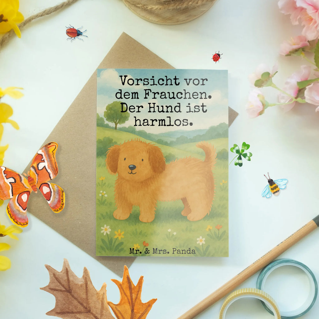 Grußkarte Hund Flauschig Design Grußkarte, Klappkarte, Einladungskarte, Glückwunschkarte, Hochzeitskarte, Geburtstagskarte, Karte, Ansichtskarten, Hund, Hundemotiv, Haustier, Hunderasse, Tierliebhaber, Hundebesitzer, Sprüche, Hunde, Frauchen, Hundemama, Hundeliebe