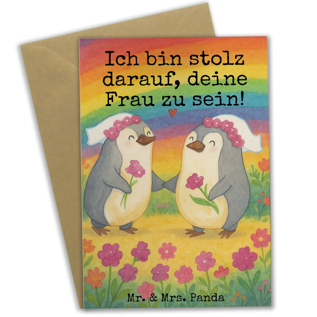 Grußkarte Pinguine Lesbian Pride Design Grußkarte, Klappkarte, Einladungskarte, Glückwunschkarte, Hochzeitskarte, Geburtstagskarte, Karte, Ansichtskarten, Hochzeit, Hochzeitsgeschenk, Ehe, Hochzeitsfeier, Trauung, Trauungsgeschenk, Verlobungsfeier, Verlobungsgeschenk, Hochzeitsgeschenkideen, Hochzeitsgeschenke für Brautpaar, Gleichgeschlechtliche Hochzeit