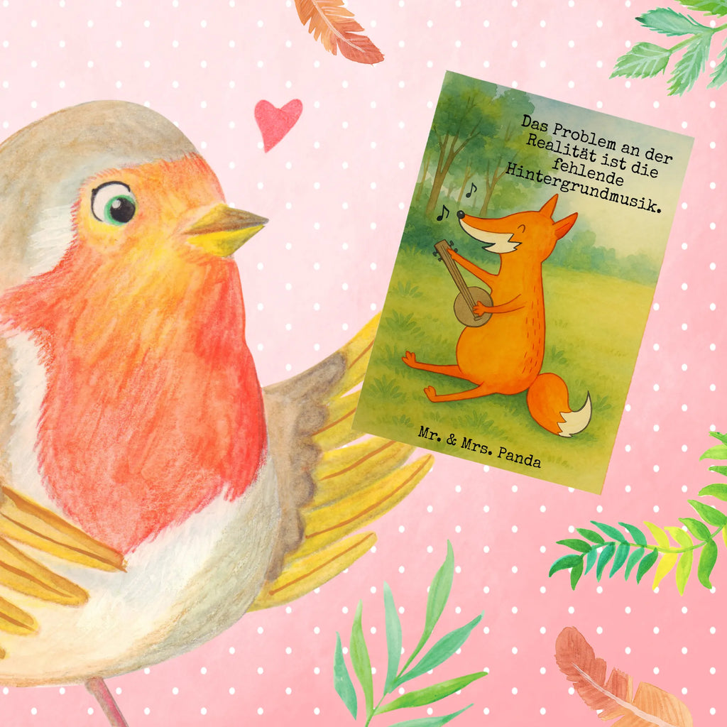 Grußkarte Fuchs Gitarre Design Grußkarte, Klappkarte, Einladungskarte, Glückwunschkarte, Hochzeitskarte, Geburtstagskarte, Karte, Ansichtskarten, Fuchs, Füchse, Geschenk Musiker, Musik Spruch, Musikerin, Sänger, Sängerin, Gitarre