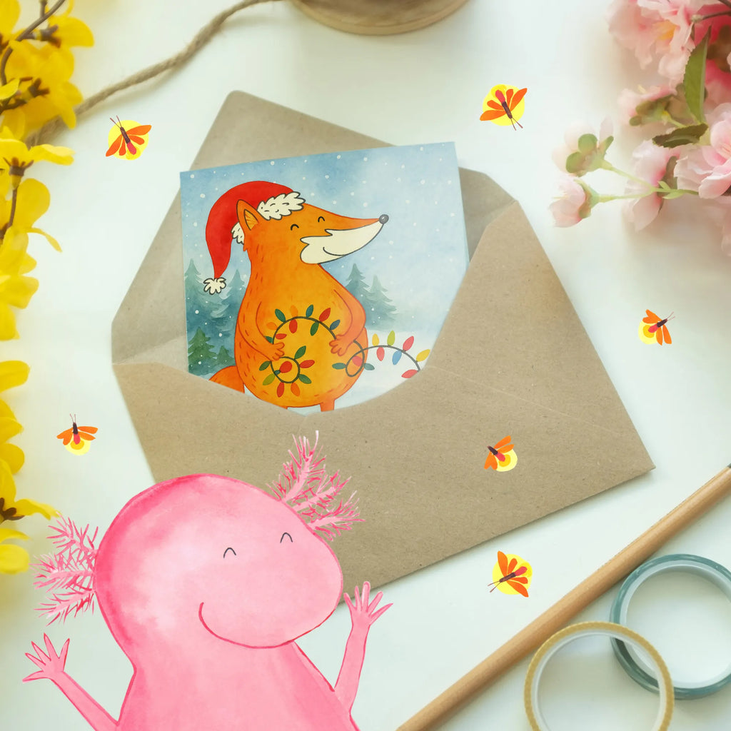 Grußkarte Fuchs Weihnachten Design Grußkarte, Klappkarte, Einladungskarte, Glückwunschkarte, Hochzeitskarte, Geburtstagskarte, Karte, Ansichtskarten, Winter, Weihnachten, Weihnachtsdeko, Nikolaus, Advent, Heiligabend, Wintermotiv, Fuchs, Füchse, Spruch schön, Geschenk Weihnachten, Weihnachtsmann, Weihnachtszeit