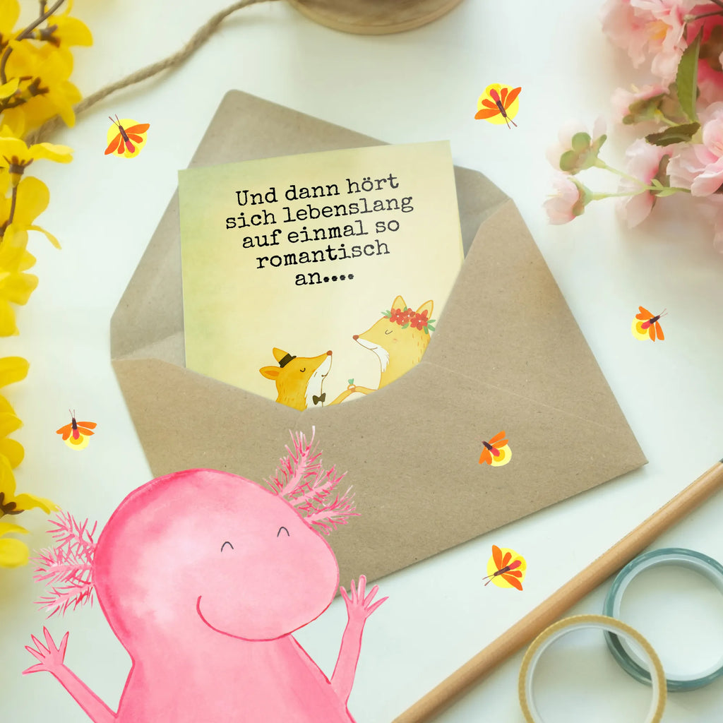 Grußkarte Füchse Hochzeit Design Grußkarte, Klappkarte, Einladungskarte, Glückwunschkarte, Hochzeitskarte, Geburtstagskarte, Karte, Ansichtskarten, Hochzeit, Hochzeitsgeschenk, Ehe, Hochzeitsfeier, Trauung, Trauungsgeschenk, Verlobungsfeier, Verlobungsgeschenk, Hochzeitsgeschenkideen, Hochzeitsgeschenke für Brautpaar