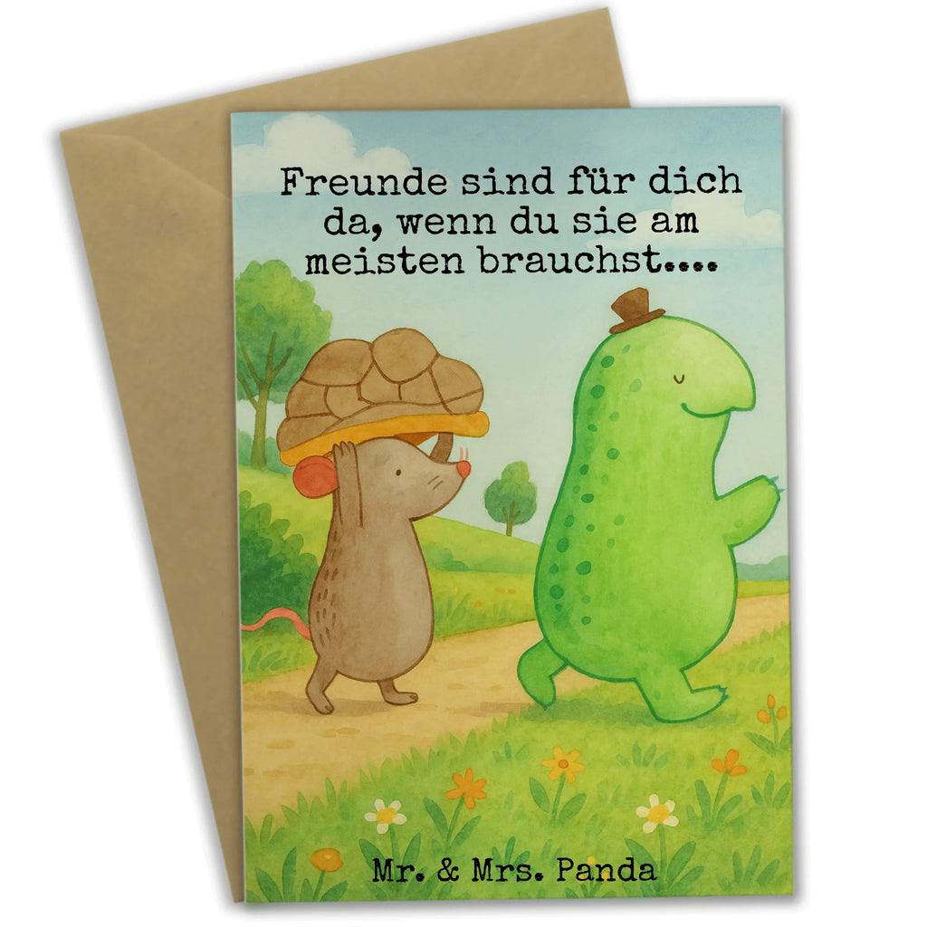 Grußkarte Schildkröte Maus Design Grußkarte, Klappkarte, Einladungskarte, Glückwunschkarte, Hochzeitskarte, Geburtstagskarte, Karte, Ansichtskarten, Schildkröte, Maus, Freunde, Freundinnen, beste Freunde, beste Freundinnen