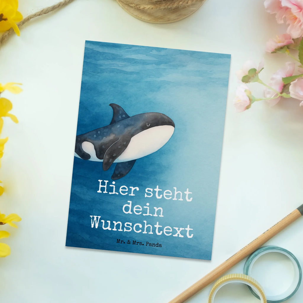 Personalised postcard Orca Design Einladung mit Namen, Einladung mit Wunschtext, Ansichtskarte mit Namen, Geschenkkarte mit Namen, Karte mit Namen, Postkarte mit Wunschtext, Postkarte personalisierbar, Postkarte bedrucken, Postkarte mit Namen, Karte mit Wunschtext, Ansichtskarte mit Wunschtext, Grußkarte mit Namen, Grußkarte mit Wunschtext, Geschenkkarte mit Wunschtext, Meerestiere, Meer, Urlaub, Büro, Wal, Neustart, Möglichkeiten, Killerwal, Orcas, Orca, Selbstliebe, Arbeit, Startup, Motivation