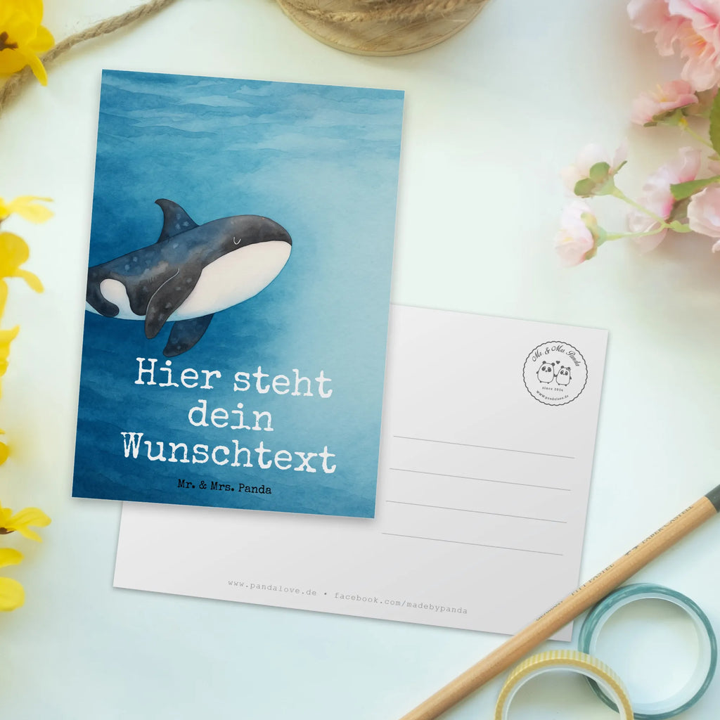 Personalised postcard Orca Design Einladung mit Namen, Einladung mit Wunschtext, Ansichtskarte mit Namen, Geschenkkarte mit Namen, Karte mit Namen, Postkarte mit Wunschtext, Postkarte personalisierbar, Postkarte bedrucken, Postkarte mit Namen, Karte mit Wunschtext, Ansichtskarte mit Wunschtext, Grußkarte mit Namen, Grußkarte mit Wunschtext, Geschenkkarte mit Wunschtext, Meerestiere, Meer, Urlaub, Büro, Wal, Neustart, Möglichkeiten, Killerwal, Orcas, Orca, Selbstliebe, Arbeit, Startup, Motivation