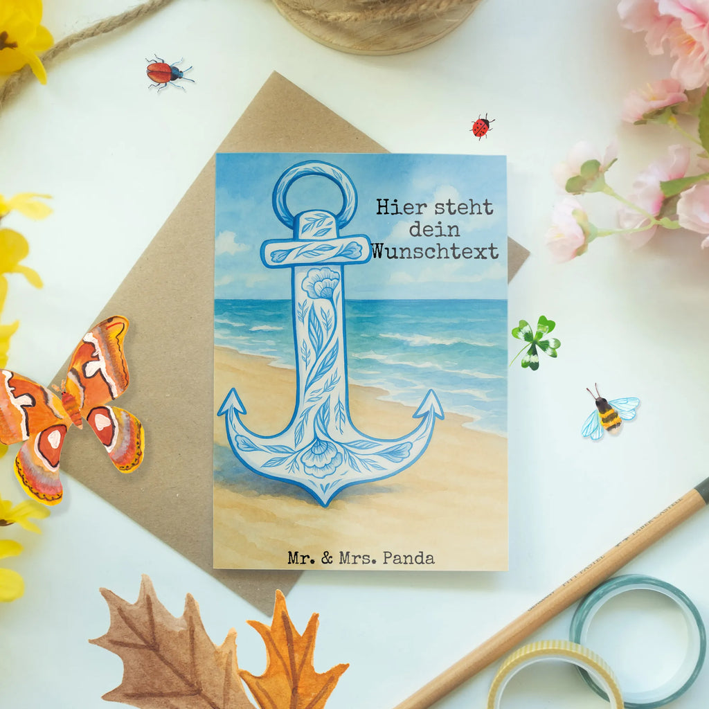 Personalised greetings card anchor Blue Design Grußkarte selbst gestalten, Personalisiertere Klappkarte, Grußkarten personalisiert, Personalisierte Hochzeitskarte, Grußkarte mit Namen, Personalisierte Glückwunschkarte, Grußkarte mit persönlichen Nachrichten, Personalisierte Karte, Grußkarte als Geldgeschenk, Personalisierte Einladungskarte, Grußkarte selber drucken, Personalisierte Geburtstagskarte, Personalisierte Grußkarte, Tiermotive, Gute Laune, lustige Sprüche, Tiere