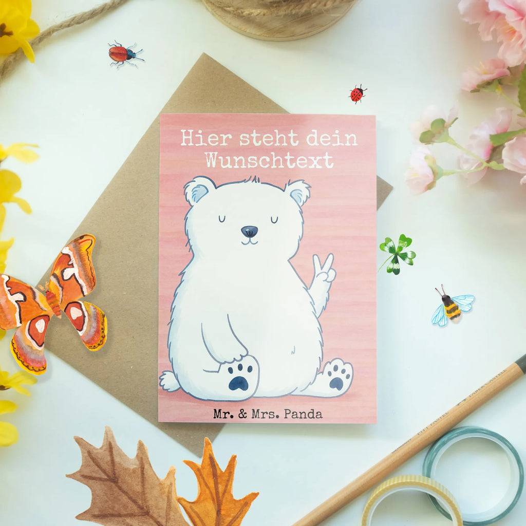 Personalised greetings card Icebear Lazy Design Personalisiertere Klappkarte, Grußkarte selber drucken, Grußkarte selbst gestalten, Grußkarte als Geldgeschenk, Grußkarte mit Namen, Personalisierte Glückwunschkarte, Personalisierte Grußkarte, Grußkarten personalisiert, Personalisierte Hochzeitskarte, Personalisierte Geburtstagskarte, Grußkarte mit persönlichen Nachrichten, Personalisierte Karte, Personalisierte Einladungskarte, Bär, Teddy, Teddybär, Faul, Arbeit, Relaxen, Büro, Eisbär, Homeoffice, Arbeitsplatz, Entspannen, Bürojob, Nordpol