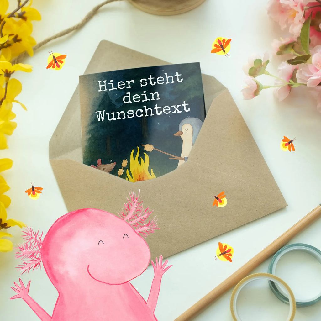 Personalised greetings card Penguin campfire Design Grußkarte selbst gestalten, Grußkarte mit persönlichen Nachrichten, Personalisierte Hochzeitskarte, Personalisiertere Klappkarte, Grußkarte mit Namen, Personalisierte Karte, Personalisierte Geburtstagskarte, Grußkarte als Geldgeschenk, Personalisierte Einladungskarte, Grußkarten personalisiert, Personalisierte Glückwunschkarte, Grußkarte selber drucken, Personalisierte Grußkarte, Pinguin, Neustart, Job, Motivation, Liebe, Leben, Lebensmotivation, Büroalltag, Pinguine, Marshmallows, Maus, Büro, grillen, Lagerfeuer, Feuer, Arbeit, Lebensspruch