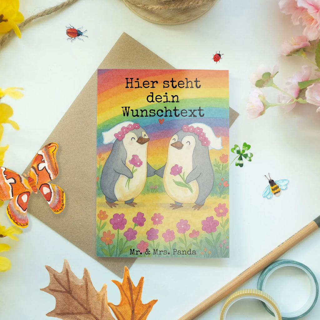 Spersonalizowana kartka z życzeniami Pingwiny Lesbijska duma Design Personalisierte Einladungskarte, Grußkarten personalisiert, Grußkarte selbst gestalten, Grußkarte als Geldgeschenk, Personalisiertere Klappkarte, Grußkarte mit persönlichen Nachrichten, Personalisierte Karte, Personalisierte Grußkarte, Personalisierte Geburtstagskarte, Personalisierte Glückwunschkarte, Personalisierte Hochzeitskarte, Grußkarte mit Namen, Grußkarte selber drucken, Hochzeit, Hochzeitsgeschenk, Ehe, Hochzeitsfeier, Trauung, Trauungsgeschenk, Hochzeitskarte, Verlobungsfeier, Verlobungsgeschenk, Hochzeitsgeschenkideen, Hochzeitsgeschenke für Brautpaar, Gleichgeschlechtliche Hochzeit