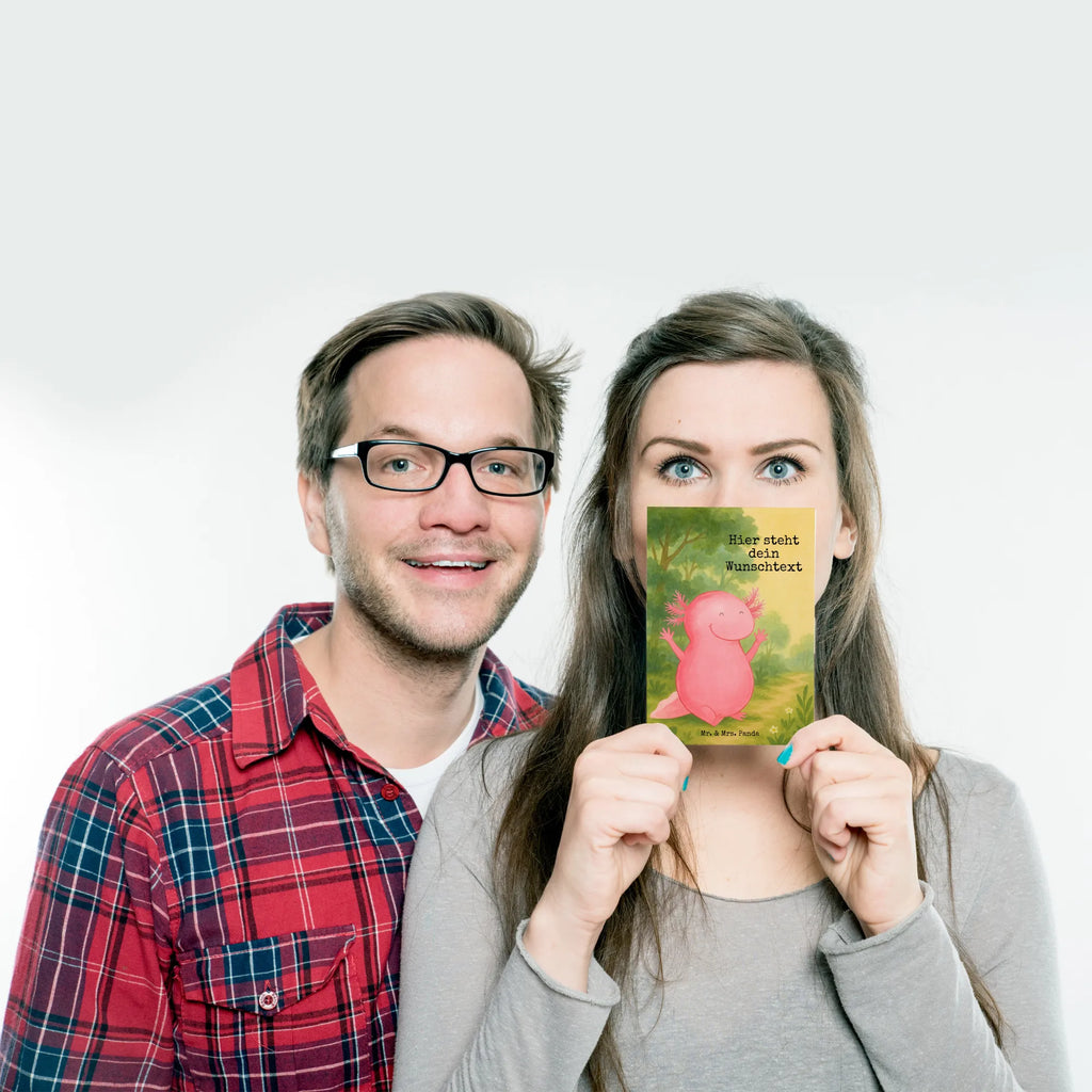Personalizowana kartka pocztowa Axolotl Hurra Design Postkarte personalisierbar, Grußkarte mit Namen, Geschenkkarte mit Wunschtext, Postkarte mit Namen, Grußkarte mit Wunschtext, Karte mit Namen, Karte mit Wunschtext, Geschenkkarte mit Namen, Postkarte bedrucken, Postkarte mit Wunschtext, Einladung mit Namen, Ansichtskarte mit Namen, Einladung mit Wunschtext, Ansichtskarte mit Wunschtext, Axolotl, Molch, Spaß, Lurch, Lurche, Schwanzlurch, Axolot, Freude, fröhlich, Motivation, Zufriedenheit