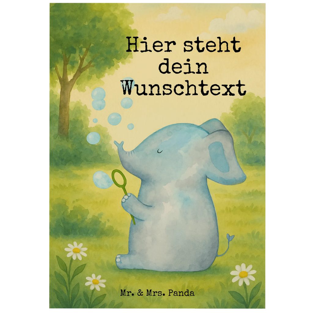 Personalised postcard elephant soap bubbles Design Karte mit Namen, Postkarte personalisierbar, Postkarte mit Namen, Ansichtskarte mit Namen, Grußkarte mit Namen, Postkarte mit Wunschtext, Geschenkkarte mit Wunschtext, Geschenkkarte mit Namen, Einladung mit Wunschtext, Grußkarte mit Wunschtext, Karte mit Wunschtext, Postkarte bedrucken, Einladung mit Namen, Ansichtskarte mit Wunschtext, Tiermotive, Gute Laune, lustige Sprüche, Tiere, Elefanten, Rüsseltier, Liebesbeweis, Dickhäuter, Seifenblasen, Heimat, Gefühl. Daheim, Elefant, Liebe, Liebesspruch