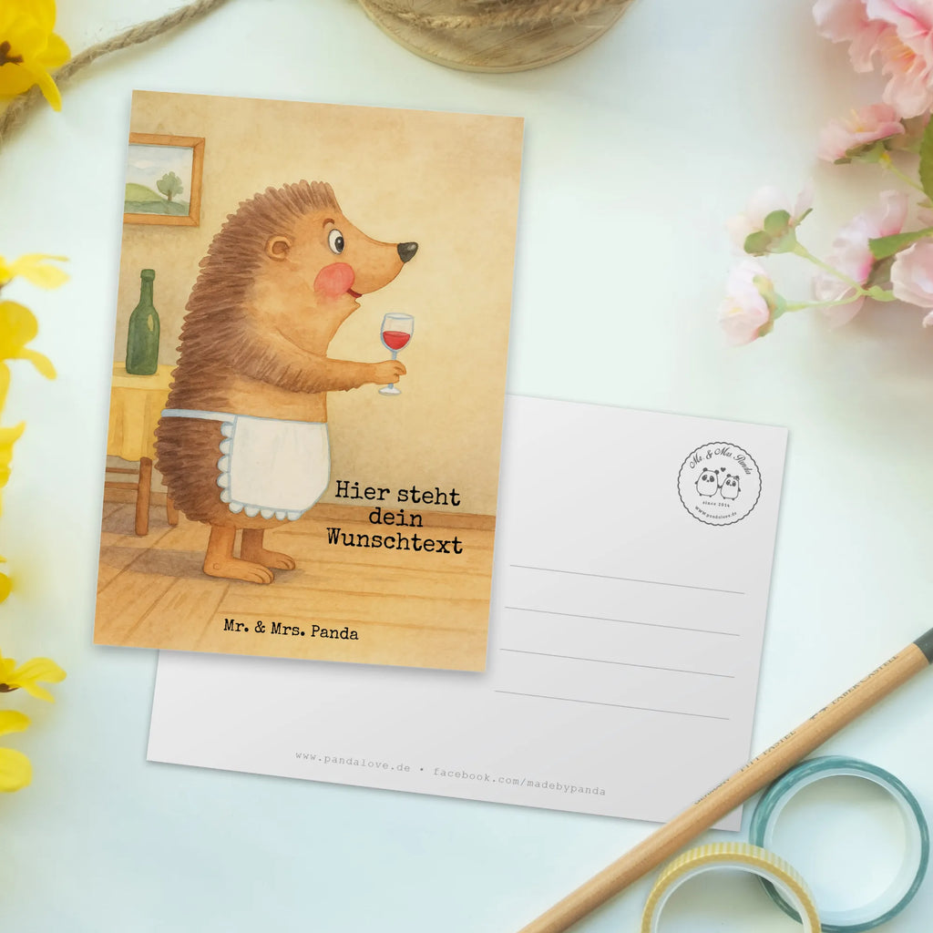 Personalizowana kartka pocztowa jeż wino Design Einladung mit Namen, Ansichtskarte mit Namen, Postkarte mit Wunschtext, Geschenkkarte mit Wunschtext, Grußkarte mit Wunschtext, Geschenkkarte mit Namen, Einladung mit Wunschtext, Postkarte personalisierbar, Karte mit Wunschtext, Ansichtskarte mit Wunschtext, Karte mit Namen, Grußkarte mit Namen, Postkarte bedrucken, Postkarte mit Namen, Tiermotive, Gute Laune, lustige Sprüche, Tiere, Weinglas, Wein Deko, Weißwein, Geschenk Weintrinker, Wein trinken, Rotwein, Geschenk Weinliebhaber, Igel, Wein Spruch