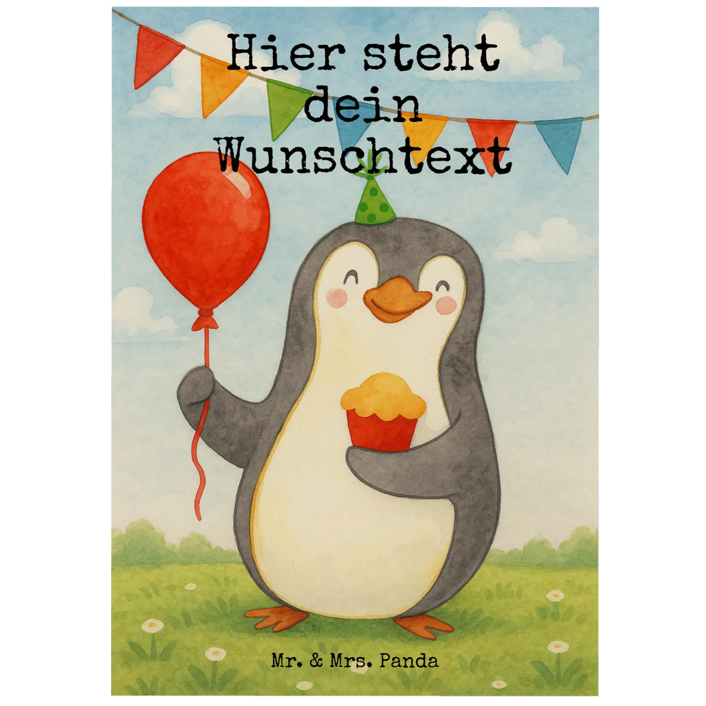 Personalisierte Postkarte Pinguin Geburtstag Design Postkarte mit Wunschtext, Karte mit Wunschtext, Postkarte personalisierbar, Postkarte mit Namen, Geschenkkarte mit Namen, Einladung mit Namen, Grußkarte mit Namen, Postkarte bedrucken, Ansichtskarte mit Namen, Ansichtskarte mit Wunschtext, Einladung mit Wunschtext, Karte mit Namen, Geschenkkarte mit Wunschtext, Grußkarte mit Wunschtext, Geburtstag, Geburtstagsgeschenk, Geschenk, Party, Kuchen, Feiern, Geschenke, Torte
