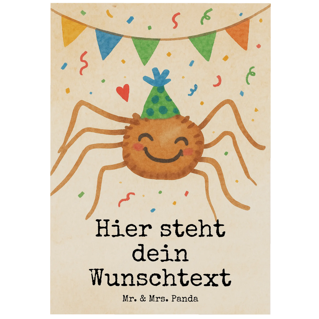 Personalisierte Postkarte Spinne Agathe Party Design Postkarte bedrucken, Einladung mit Namen, Geschenkkarte mit Wunschtext, Geschenkkarte mit Namen, Postkarte mit Wunschtext, Ansichtskarte mit Wunschtext, Grußkarte mit Namen, Postkarte mit Namen, Karte mit Namen, Ansichtskarte mit Namen, Einladung mit Wunschtext, Karte mit Wunschtext, Postkarte personalisierbar, Grußkarte mit Wunschtext, Spinne Agathe, Spinne, Agathe, Videos, Merchandise, Motivation, Wunder, Selbstliebe, Glück
