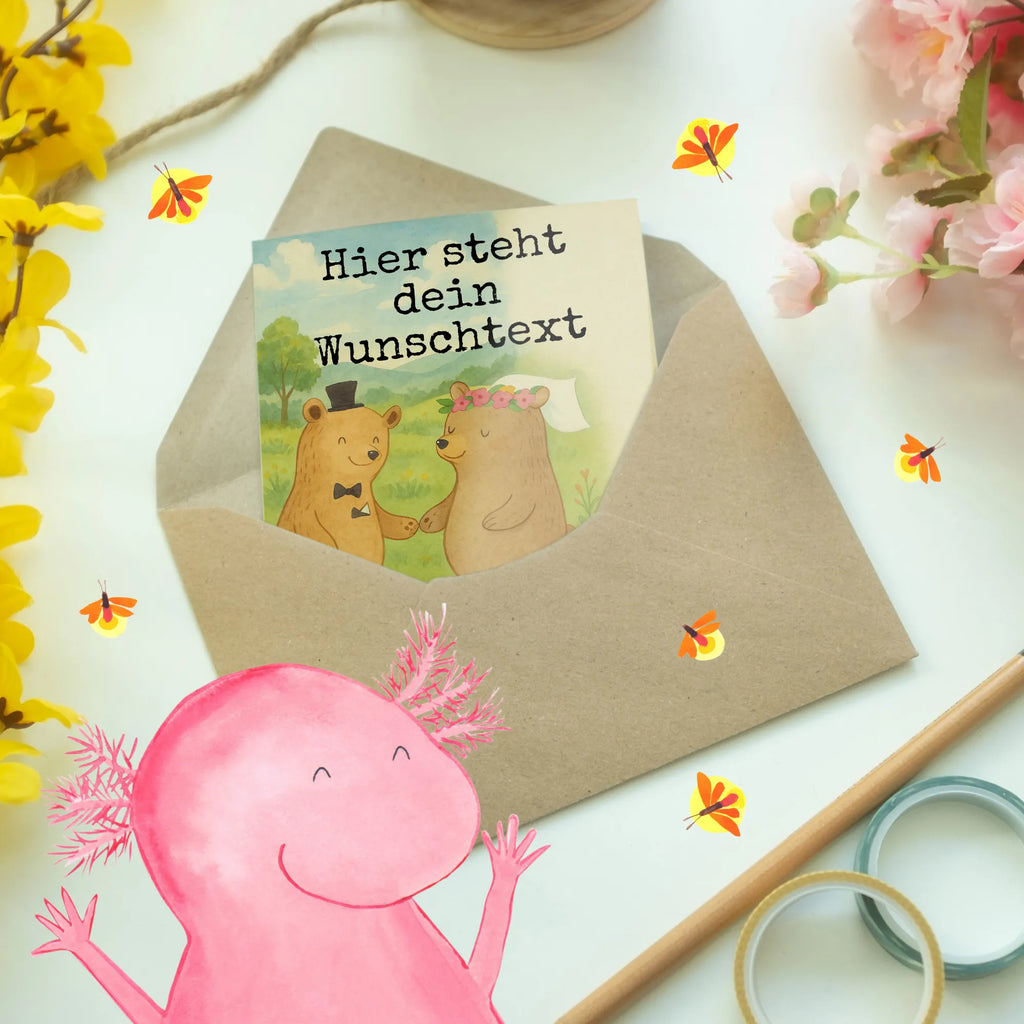Personalised greetings card bears marriage Design Personalisierte Glückwunschkarte, Grußkarte mit persönlichen Nachrichten, Personalisiertere Klappkarte, Grußkarten personalisiert, Personalisierte Einladungskarte, Grußkarte mit Namen, Grußkarte selbst gestalten, Grußkarte als Geldgeschenk, Personalisierte Hochzeitskarte, Personalisierte Grußkarte, Personalisierte Geburtstagskarte, Grußkarte selber drucken, Personalisierte Karte, Hochzeit, Hochzeitsgeschenk, Ehe, Hochzeitsfeier, Trauung, Trauungsgeschenk, Hochzeitskarte, Verlobungsfeier, Verlobungsgeschenk, Hochzeitsgeschenkideen, Hochzeitsgeschenke für Brautpaar, Hochzeitstag, Geschenk zur Hochzeit
