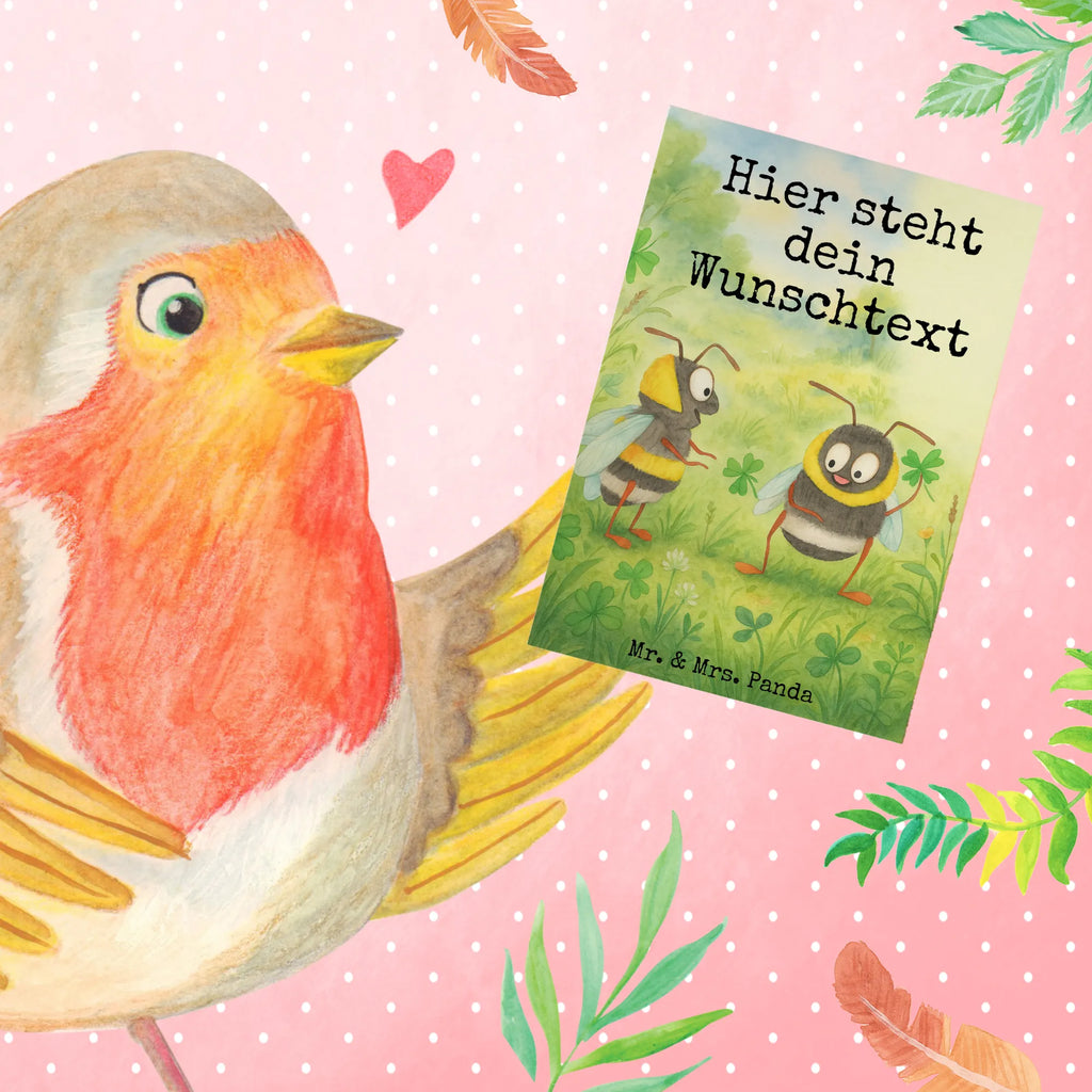 Personalisierte Grußkarte Hummeln Kleeblatt Design Personalisierte Grußkarte, Personalisierte Geburtstagskarte, Personalisierte Glückwunschkarte, Grußkarte mit Namen, Grußkarte selbst gestalten, Grußkarten personalisiert, Grußkarte mit persönlichen Nachrichten, Grußkarte als Geldgeschenk, Personalisierte Karte, Personalisierte Einladungskarte, Grußkarte selber drucken, Personalisierte Hochzeitskarte, Personalisiertere Klappkarte, Tiermotive, Gute Laune, lustige Sprüche, Tiere, glücklich sein, Biene Deko, glücklich werden, Spruch fröhlich, Biene, Spruch schön, Spruch positiv, Hummel