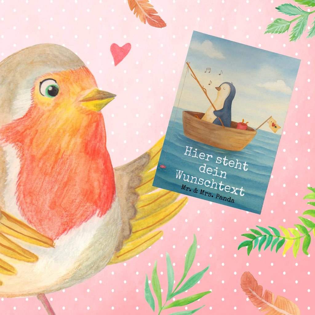 Spersonalizowana kartka z życzeniami pingwin łódka wędkarska Design Grußkarten personalisiert, Grußkarte mit persönlichen Nachrichten, Personalisierte Einladungskarte, Personalisierte Grußkarte, Grußkarte selber drucken, Grußkarte mit Namen, Personalisierte Karte, Personalisierte Glückwunschkarte, Personalisierte Geburtstagskarte, Grußkarte selbst gestalten, Personalisiertere Klappkarte, Grußkarte als Geldgeschenk, Personalisierte Hochzeitskarte, Pinguin, Geschenkidee Liebeskummer, Angeln, Neustart, genießen, Boot, Motivation, Trennung, Angelboot, Leben, Neuanfang, Pinguine, Scheidung, Lebenslust