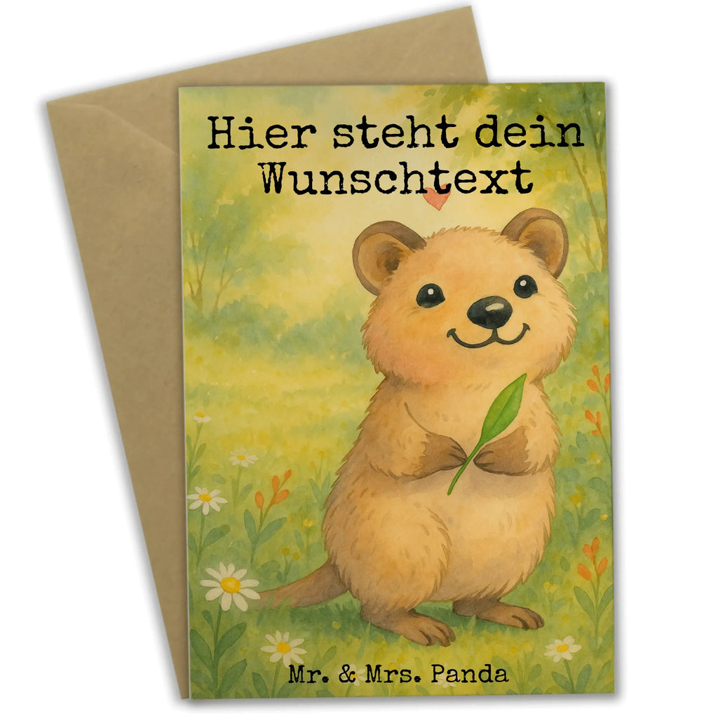 Personalisierte Grußkarte Quokka Happy Design Personalisierte Einladungskarte, Personalisierte Grußkarte, Grußkarten personalisiert, Personalisierte Glückwunschkarte, Personalisierte Geburtstagskarte, Personalisiertere Klappkarte, Grußkarte selbst gestalten, Grußkarte als Geldgeschenk, Grußkarte selber drucken, Grußkarte mit persönlichen Nachrichten, Grußkarte mit Namen, Personalisierte Hochzeitskarte, Personalisierte Karte, Tiermotive, Gute Laune, lustige Sprüche, Tiere, Quokka, Niedliches Tier, Lustiger Spruch, Aufschieberitis, Verschieben, Dinge erledigen