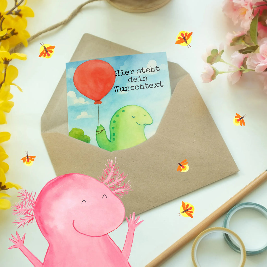 Personalised greetings card tortoise balloon Design Grußkarte als Geldgeschenk, Grußkarte selbst gestalten, Grußkarte mit persönlichen Nachrichten, Grußkarte selber drucken, Personalisierte Einladungskarte, Personalisiertere Klappkarte, Personalisierte Geburtstagskarte, Personalisierte Hochzeitskarte, Grußkarte mit Namen, Personalisierte Glückwunschkarte, Personalisierte Karte, Grußkarten personalisiert, Personalisierte Grußkarte, Schildkröte, Schildkröten, Mutausbruch, Motivationsspruch, Motivation