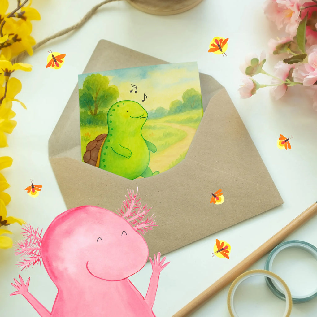 Spersonalizowana kartka z życzeniami żółw gwizdać Design Personalisierte Einladungskarte, Grußkarte mit Namen, Personalisierte Grußkarte, Personalisierte Glückwunschkarte, Personalisierte Hochzeitskarte, Personalisierte Geburtstagskarte, Personalisierte Karte, Grußkarte selbst gestalten, Grußkarten personalisiert, Grußkarte mit persönlichen Nachrichten, Personalisiertere Klappkarte, Grußkarte als Geldgeschenk, Grußkarte selber drucken, Schildkröte, fröhlich, Schildi, Schildkröten, Glück, Neuanfang, Trennung, Lebensfreude, Depression, Motivation