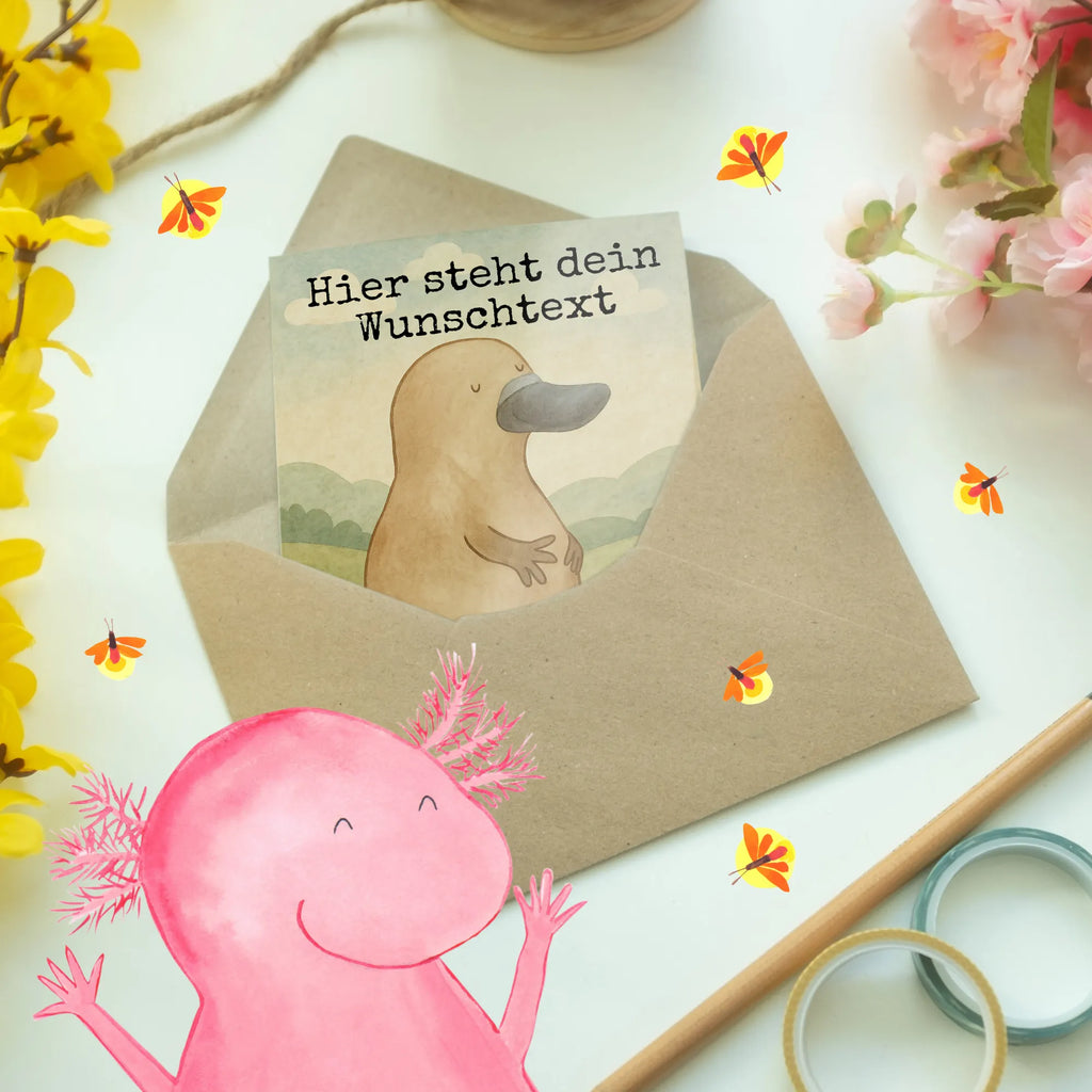 Personalised greetings card platypus courage Design Personalisierte Geburtstagskarte, Personalisierte Grußkarte, Grußkarten personalisiert, Grußkarte selber drucken, Personalisierte Karte, Grußkarte als Geldgeschenk, Personalisierte Glückwunschkarte, Grußkarte mit persönlichen Nachrichten, Personalisierte Hochzeitskarte, Grußkarte mit Namen, Personalisierte Einladungskarte, Grußkarte selbst gestalten, Personalisiertere Klappkarte, Meerestiere, Meer, Urlaub, Motivation, Schnabeltier, Weltreise, Büro, Raodtrip, Neustart, Lebensweisheit, Neuanfang, Schnabeltiere, Training, mutig, Arbeit, Mut