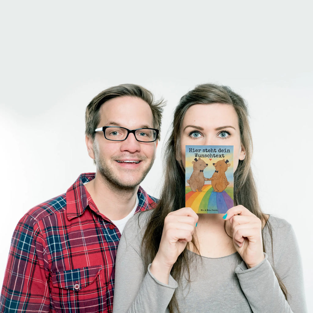 Personalizowana kartka pocztowa niedźwiedzie Duma gejów Design Ansichtskarte mit Namen, Postkarte mit Namen, Einladung mit Namen, Postkarte mit Wunschtext, Einladung mit Wunschtext, Grußkarte mit Wunschtext, Karte mit Namen, Ansichtskarte mit Wunschtext, Postkarte bedrucken, Karte mit Wunschtext, Geschenkkarte mit Wunschtext, Grußkarte mit Namen, Postkarte personalisierbar, Geschenkkarte mit Namen, Hochzeit, Hochzeitsgeschenk, Ehe, Hochzeitsfeier, Trauung, Trauungsgeschenk, Hochzeitskarte, Verlobungsfeier, Verlobungsgeschenk, Hochzeitsgeschenkideen, Hochzeitsgeschenke für Brautpaar
