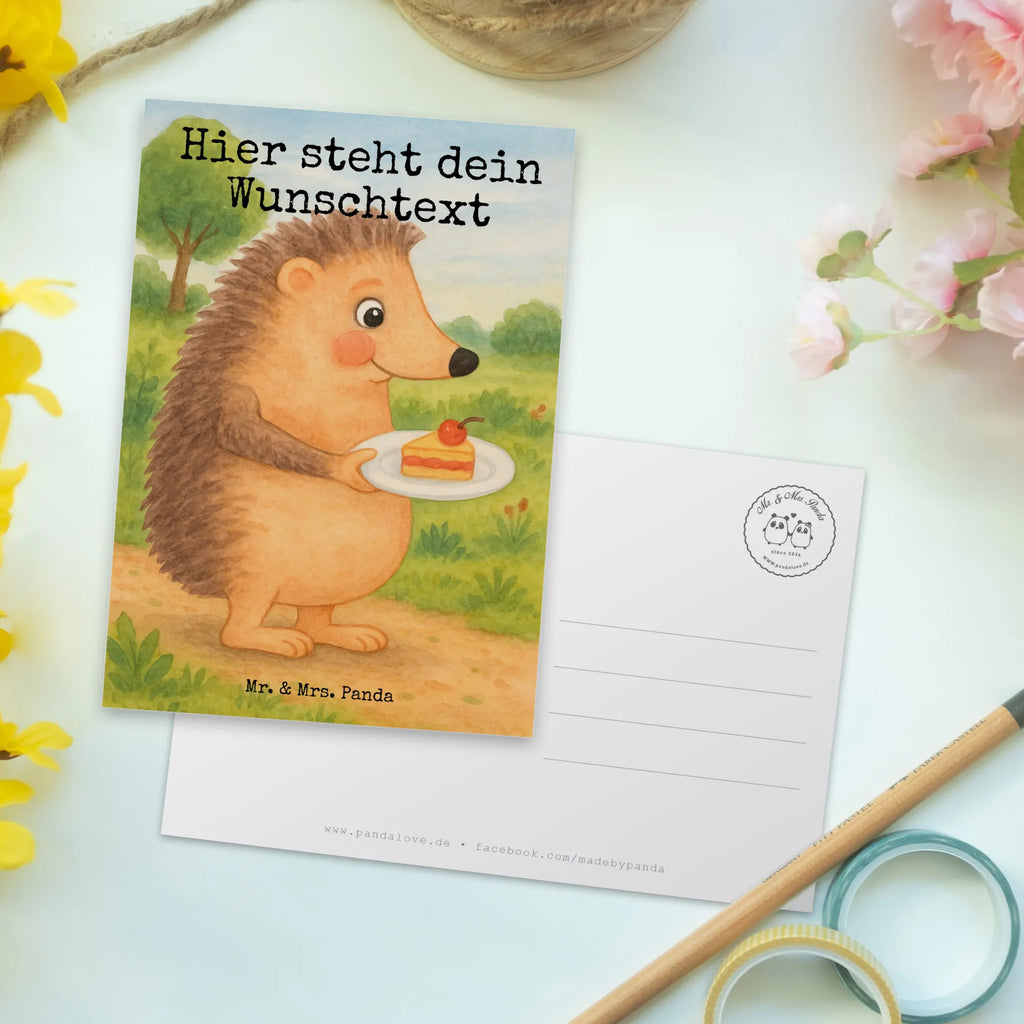 Personalised postcard Hedgehog piece of cake Design Geschenkkarte mit Wunschtext, Ansichtskarte mit Namen, Karte mit Wunschtext, Postkarte mit Namen, Grußkarte mit Namen, Geschenkkarte mit Namen, Ansichtskarte mit Wunschtext, Grußkarte mit Wunschtext, Postkarte personalisierbar, Postkarte mit Wunschtext, Postkarte bedrucken, Einladung mit Namen, Einladung mit Wunschtext, Karte mit Namen, Tiermotive, Gute Laune, lustige Sprüche, Tiere, Kuchen, Kuchen backen, Einladung Party, Essen Spruch, Igel, Torte, Geburtstagskuchen, Backen Geschenk