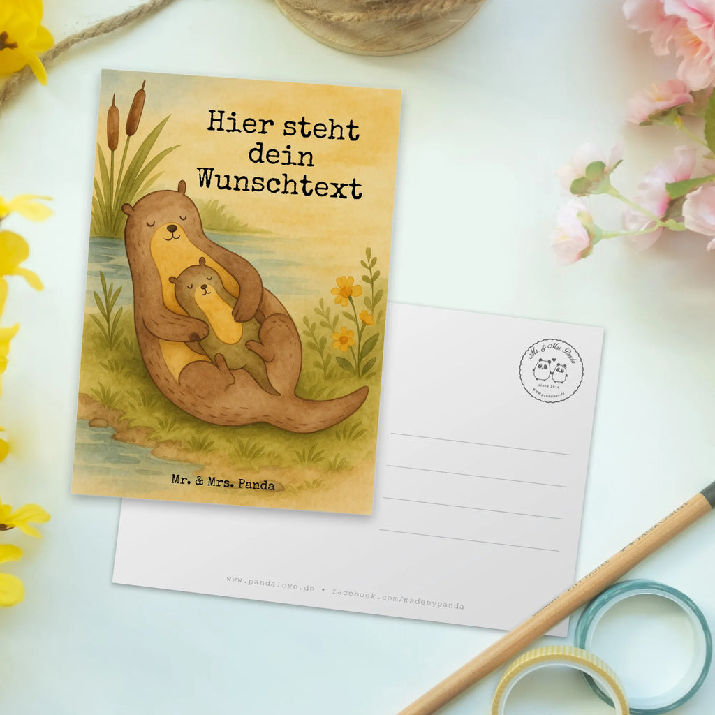 Personalisierte Postkarte Otter Kind Design Karte mit Namen, Grußkarte mit Namen, Einladung mit Namen, Geschenkkarte mit Wunschtext, Grußkarte mit Wunschtext, Geschenkkarte mit Namen, Einladung mit Wunschtext, Ansichtskarte mit Wunschtext, Postkarte mit Wunschtext, Postkarte personalisierbar, Postkarte mit Namen, Karte mit Wunschtext, Ansichtskarte mit Namen, Postkarte bedrucken, Otter, Fischotter, Seeotter, Otter Seeotter See Otter