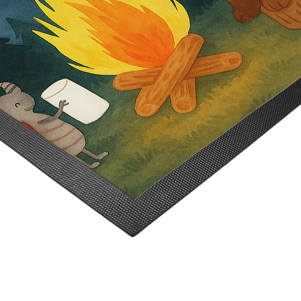 Personalisierte Fußmatte Bär & Marienkäfer Lagerfeuer Design Fußmatte mit Namen, Bedrucken, Wunschnamen, Haustürmatte personalisiert, Fußmatte bedrucken, Türvorleger mit Namen, Namensfussmatte, personalisierung, Türvorleger personalisiert, Personalisiert, Personalisierte Fußmatte, Teddy, Teddybär, Bär, Lagerfeuer