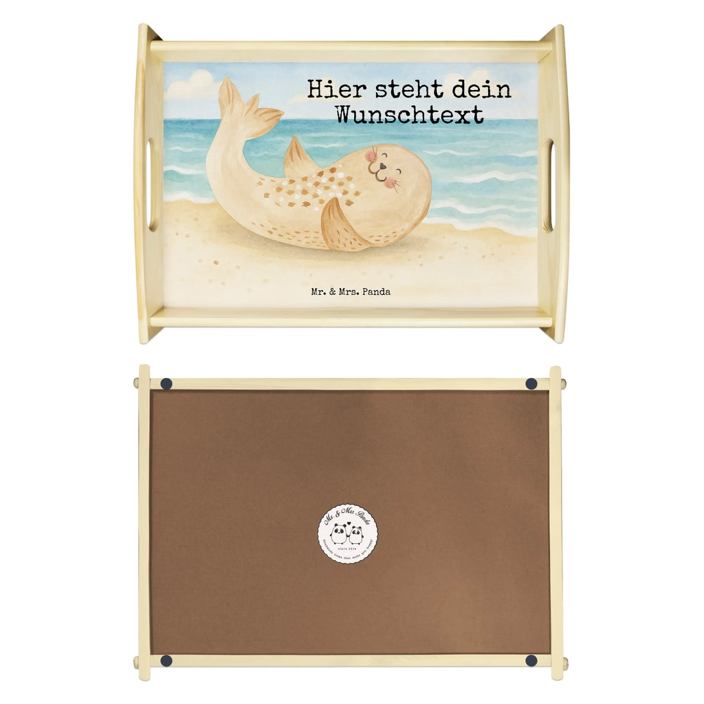 Personalisiertes Serviertablett Robbe Liegen Design Personalisiertes Dekotablett, Personalisiertes Frühstückstablett, Tablett mit Namen, Personalisiertes Küchentablett, Personalisiertes Serviertablett, Personalisiertes Tablett, Serviertablett mit Namen, Personalisiertes Holztablett, Tiermotive, Gute Laune, lustige Sprüche, Tiere, Ostsee, Strand, Robben, Nordsee, Meerestier, Robbe, Freude, Lachen, Seehund