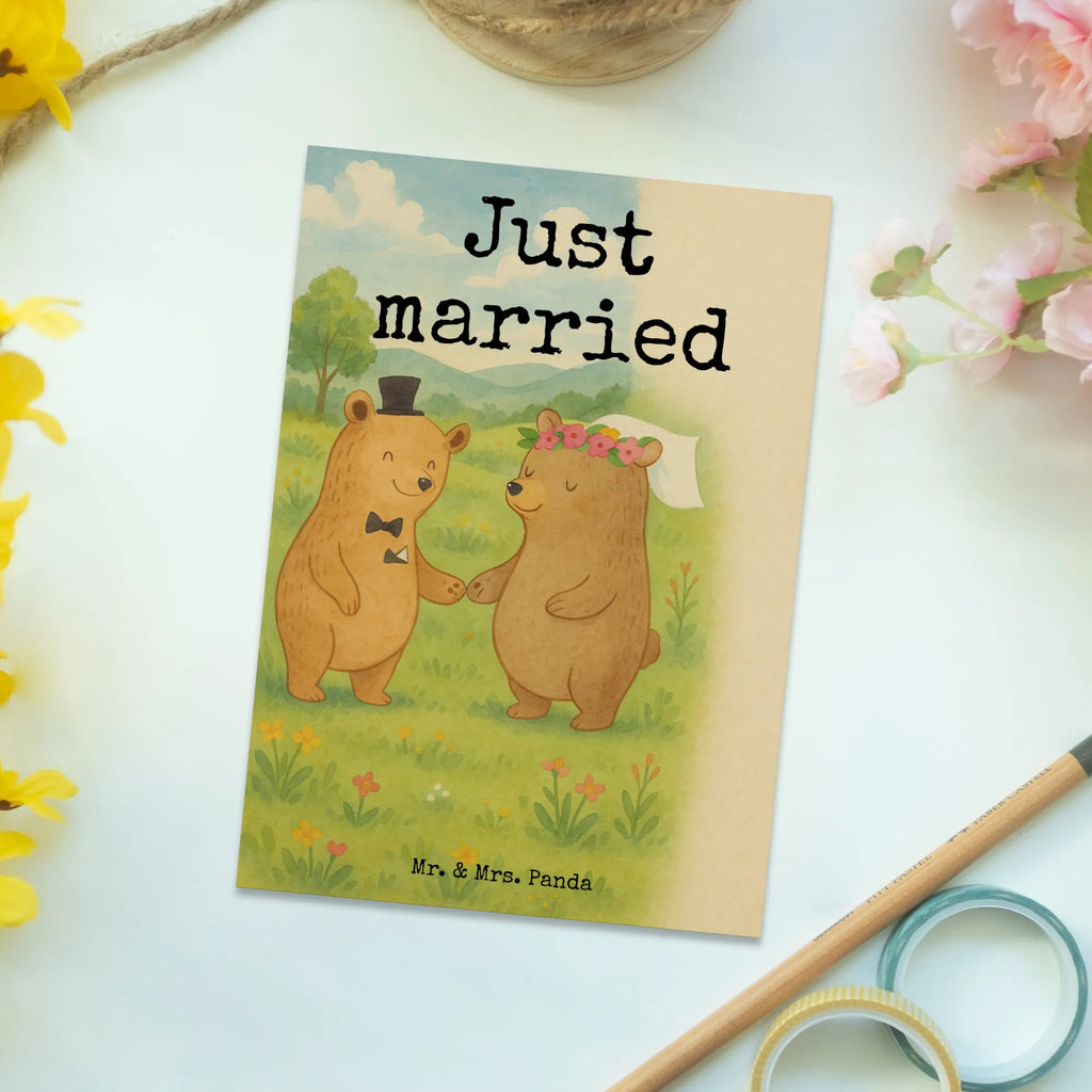 Postkarte Bären Heirat Design Postkarte, Karte, Geschenkkarte, Grußkarte, Einladung, Ansichtskarte, Geburtstagskarte, Einladungskarte, Dankeskarte, Ansichtskarten, Einladung Geburtstag, Einladungskarten Geburtstag, Hochzeit, Hochzeitsgeschenk, Ehe, Hochzeitsfeier, Trauung, Trauungsgeschenk, Hochzeitskarte, Verlobungsfeier, Verlobungsgeschenk, Hochzeitsgeschenkideen, Hochzeitsgeschenke für Brautpaar, Hochzeitstag, Geschenk zur Hochzeit